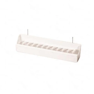 Comedero Reggio G/alambre cm 30 x 5.5 x 4h Blanco