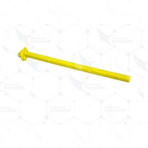 Palo Plástico para Jaulas 22 cm. - Amarillo