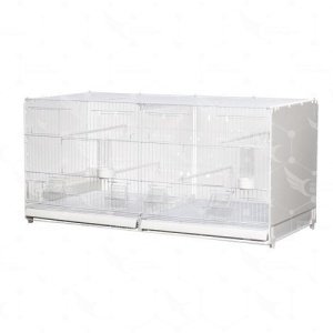 Jaula de Cría 90cm Portofino Desmontable Blanco