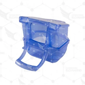Comedero con cajón extraíble - Azul