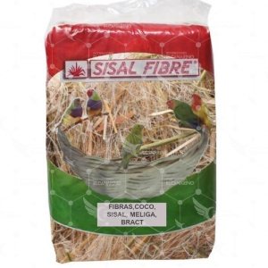 Fibras Coco, Sisal Meliga, Bract 500gr (Agapornis) Sisal Fibre