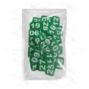Números para Jaulas (del 1 al 40) - Verde