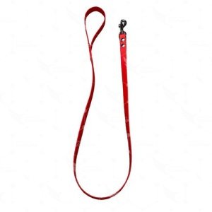Correa para Perro Mate 120x1,6cm - (Rojo)