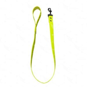 Correa para Perro Mate 100x2,5cm -(Amarillo Neón)