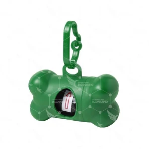 Dispensador de bolsas para perros (Verde)