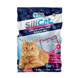 Arena Silice Higiénica Absorbente Para Gatos 7,6L