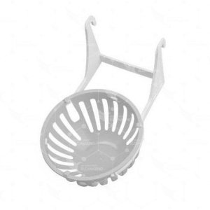 Nido con Soporte ø 10cm Blanco/Blanco STA