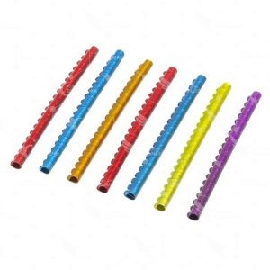 20 Anillas de aluminio abierta para canarios 3 mm