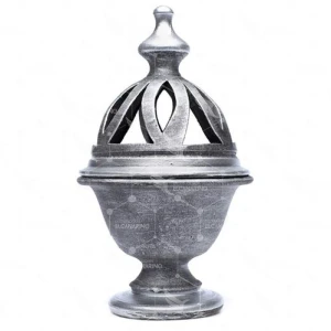 Incensario Copa Labrada Plata