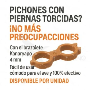 Brazalete Doble para Pierna Torcida 4mm