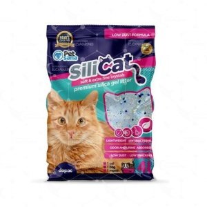 Arena Silice Higiénica Absorbente Para Gatos 4L
