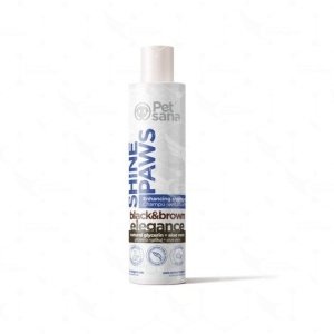 Petsana Shine Paws Champú Pelo Marrón+Negro 300 ml