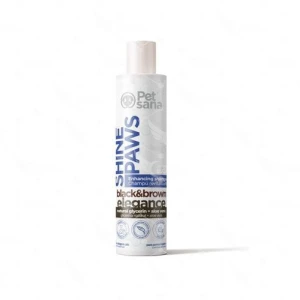 Petsana Shine Paws Champú Pelo Marrón+Negro 300 ml