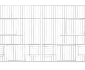 Frontal Italiano para Jaula o Voladera 63 x 30 cm