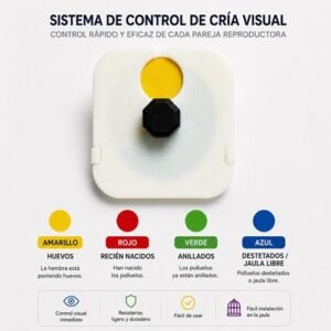 Sistema de Control de Cría Visual - 4 Colores