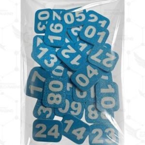 Números para Jaulas (del 1 al 80) - Azul