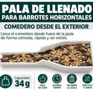 Pala de llenado para comedero horizontal Mediano