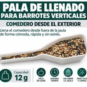 Pala de llenado para comedero Vertical Chico