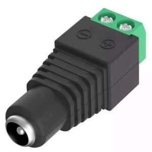 Conector Jack DC Hembra para tiras LED de aviarios